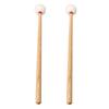 Yibuy Timpani Mallet, Medium Hard, Clear Tone, Cork Core, 35mm, Wood & Velvet