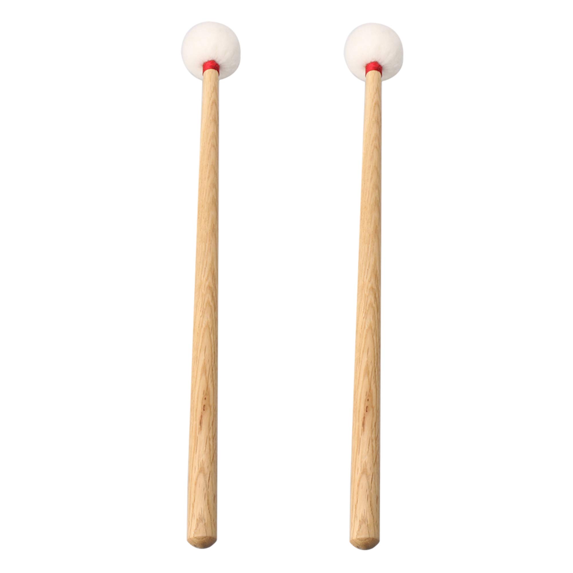 

Yibuy Timpani Mallet, Medium Hard, Clear Tone, Cork Core, 35mm, Wood & Velvet