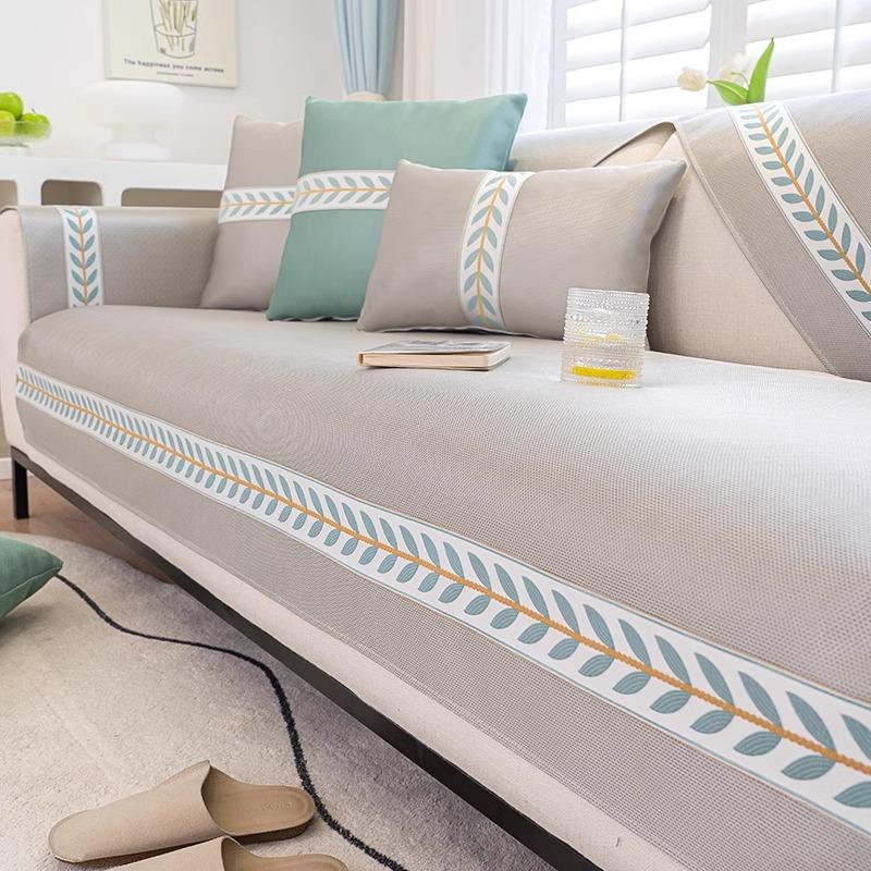 Ice Silk Sofa Cushion Summer Non-Slip Simple Modern Mat Cushion Summer  New All-Inclusive Sofa Cover