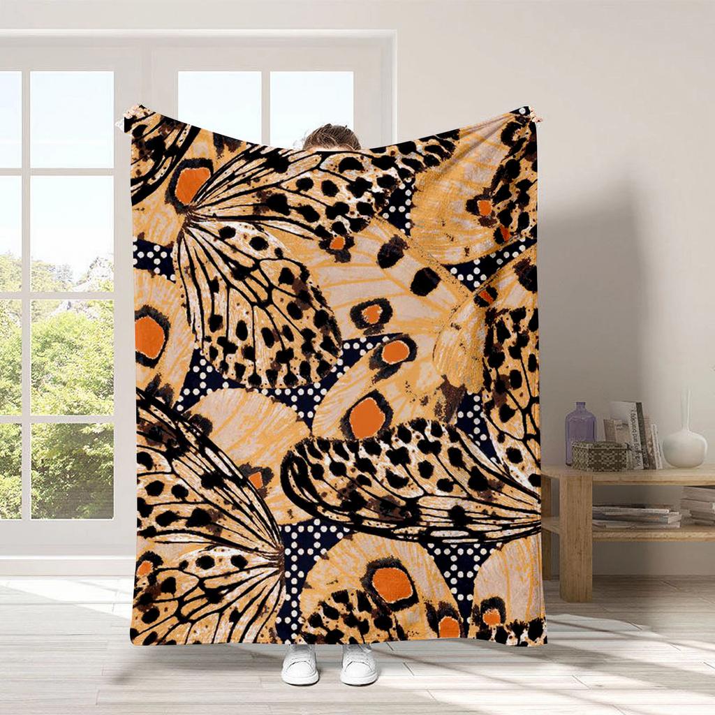 texture of animal fur Printed Blanket for Sofa Bed Travel Camping Living Room Office Conditioning Blanket for All Seasons Gifts