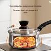 Supor 16cm Small Red Circle 304 Stainless Steel Milk/Noodle Pot