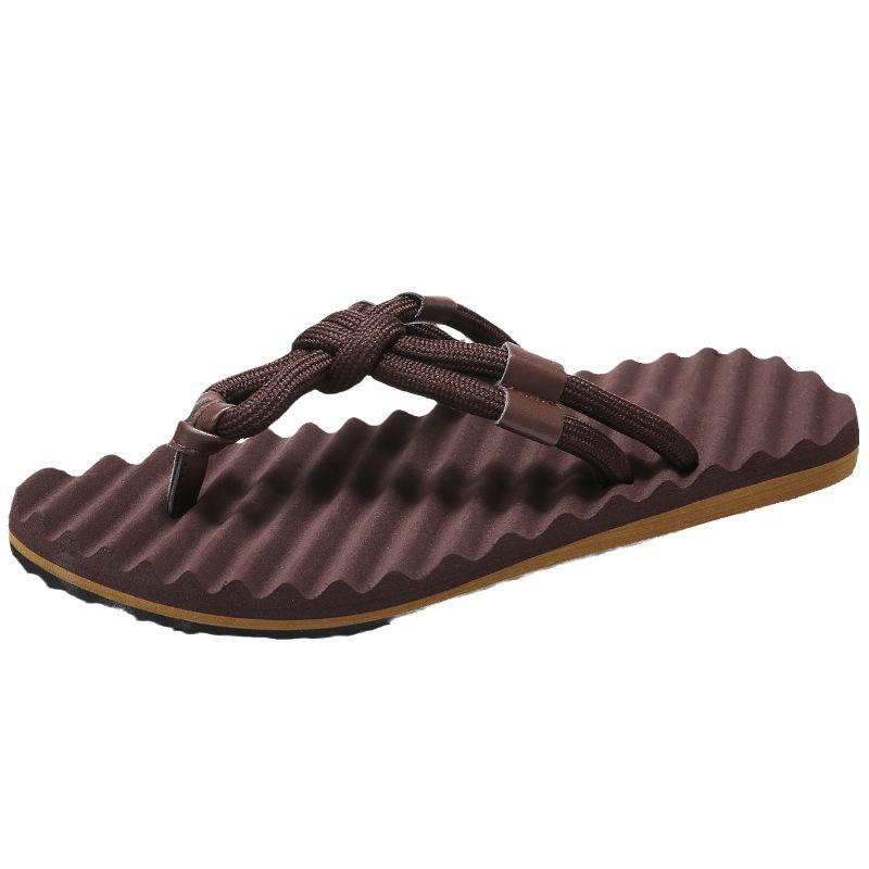 2025 summer new men's flip-flops men's outer wear pinch sandals Vietnamese personalized woven webbing slippers