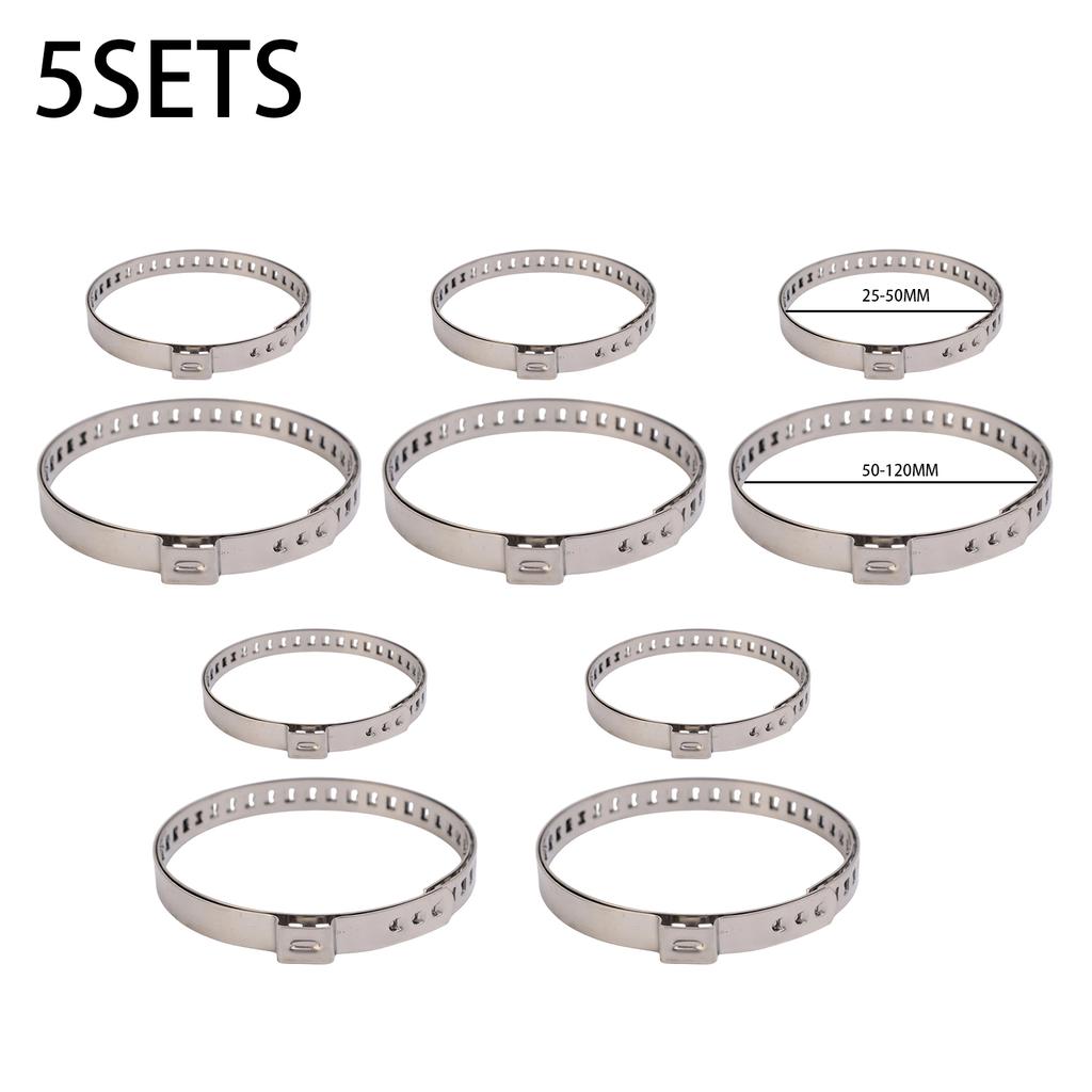 Stainless Steel Hose Clamp Adjustable Universal Clamp for Car Repair Radiator Air Intake CV Joint Boot Replacement CV Boot Clamp