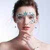 For Christmas Make Up Halloween Party Animal Face Sticker Glitter Sparkling Face Art Stickers