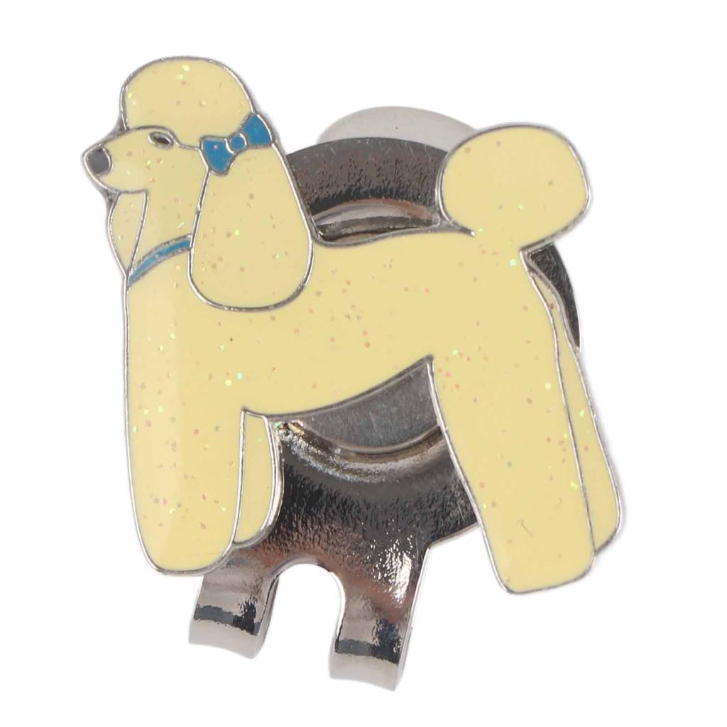 Durable Stainless Steel Golf Hat Cap Clip with Magnetic Ball Marker Accessory Dog