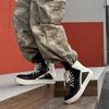 Frühling neue High-Top-Schuhe Trend-Down-Dreieck Europäischer und Amerikanischer Stil Mittelhohe Stiefel mit dicken Sohlen erhöhen die Körpergröße