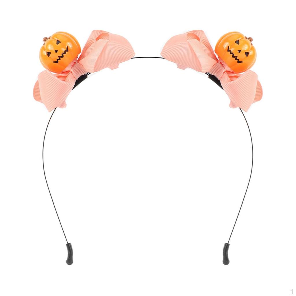 Dekoracyjna opaska na głowę w kształcie dyni na Halloween, dodatek do kostiumu cosplay