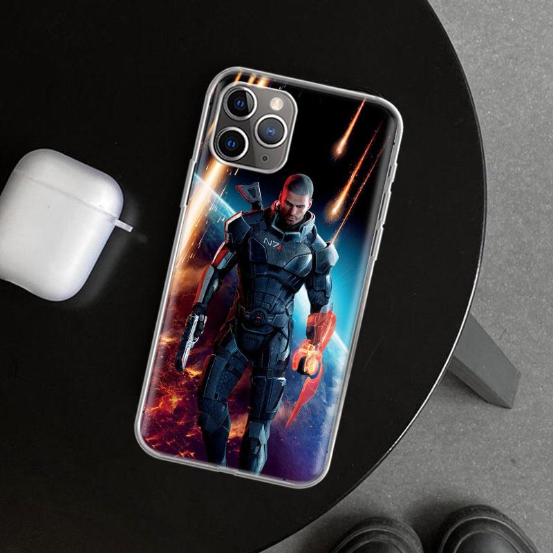 N7 Mass Effect Phone Case Cover for iPhone 11 12 13 Mini 14 15 Plus 16 Pro Max 17 Air 7 8 + SE Art Customized Fundas 11 12 13 Mi