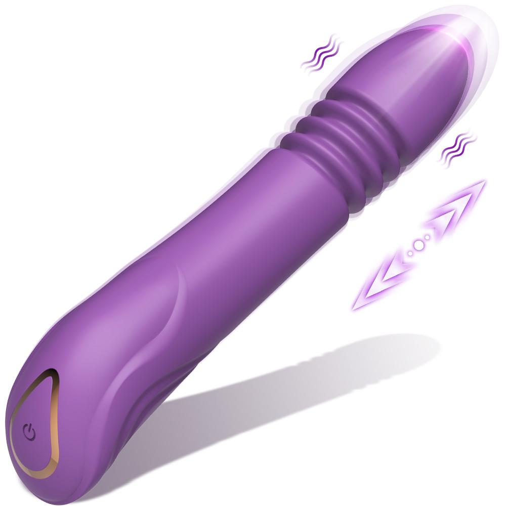 Telescopic Vibrator with 10 Frequency Vibrating Sex Toy for Women G Spot Clitoris Double Stimulation Vagina Massager Adult Toys
