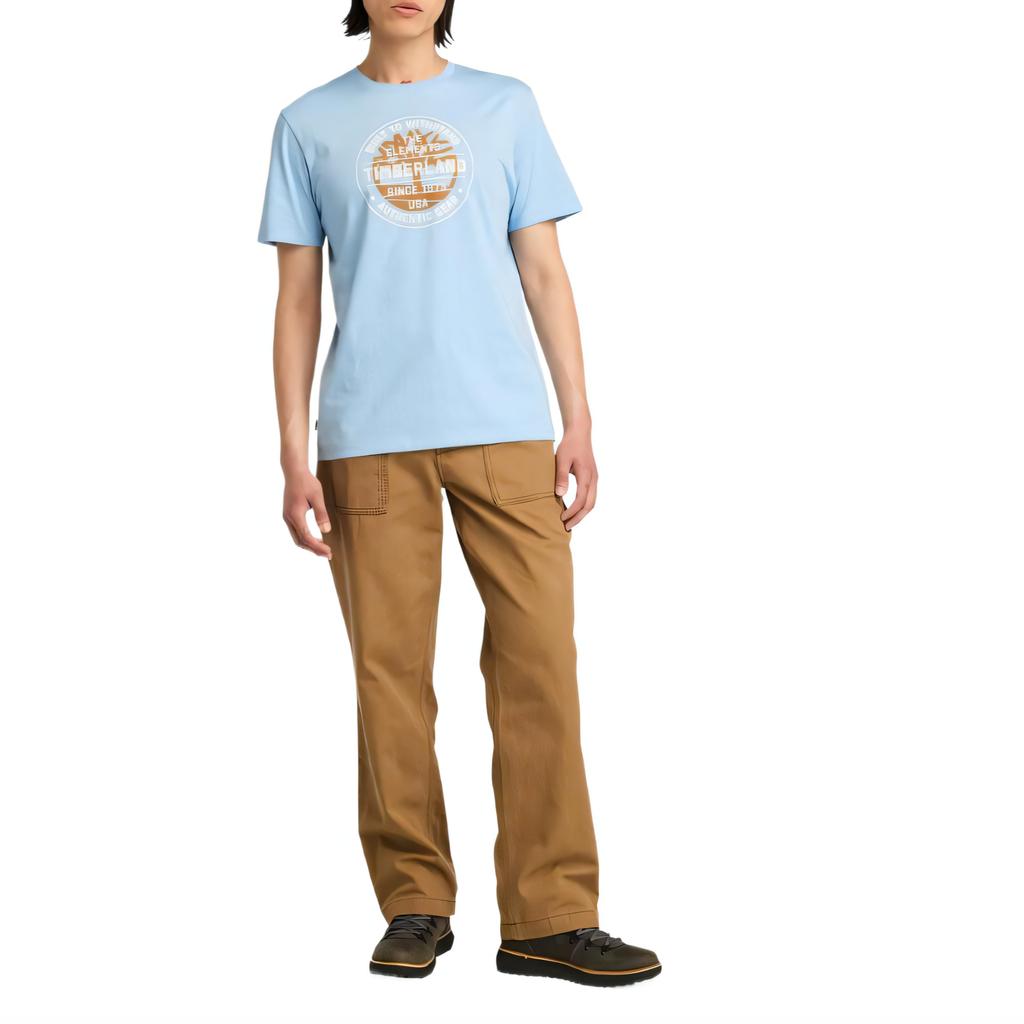 Timberland Versatile Comfortable Fashion Solid Color Short Sleeve T-Shirt Men tops TB0A44CFEFP1