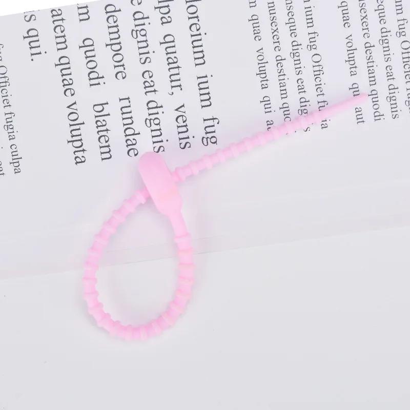 

10pcs/set Soft Rubber Cable Winder for Earphone Charge Data Cable Tie Ribbon Clips DIY Cable Holder Wire Organizer Management