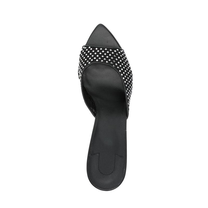 Modne buty dla kobiet Nowe szpiczaste sandały rzymianki z odkrytymi palcami Metalowe seksowne buty damskie Klapki na zewnątrz 10,5 cm Sandały damskie sandálias