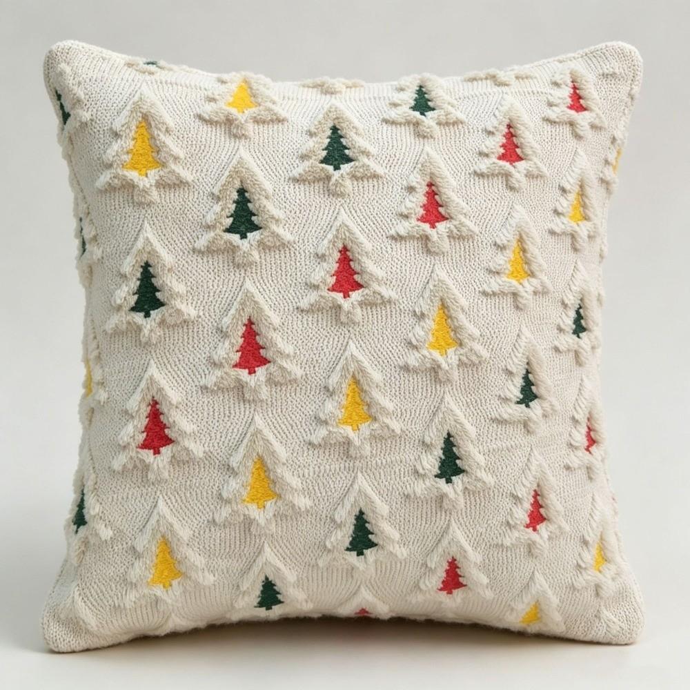 18x18 Inch Cushion Covers Embroidered Decorative Pillowcase New Tufted Pillow Covers  Holiday Party
