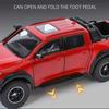 1:24 Great Wall Motor POER Pickup Alloy Car Model Diecast Metal Off-road Vehicles Car Model Simulation Sound Light Kids Toy Gift