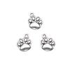 Alloy Dog Paws Charms Bear Paws Pendants For Jewelry Making Dog Themed Accessories