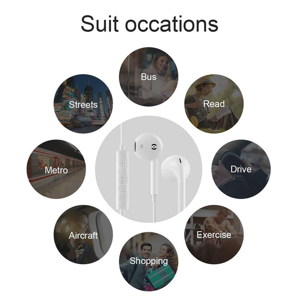 Kabelgebundene 3,5-mm-Ohrhörer mit Super-Bass-Headset, Freisprech-Ohrhörer mit Mikrofon für Huawei Xiaomi iPhone