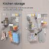 Strong Load Bearing Grid hanging basket Hanging Hook Grocery rack  Grid Panel Accessories