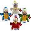 Parrot Puppet Hand Toy Soft Funny Plush Glove Birthday Present Game Interaction