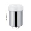 Stainless Steel Powder Shaker Pot Cocoa Sugar Coffee Pepper Spice (Concave L)