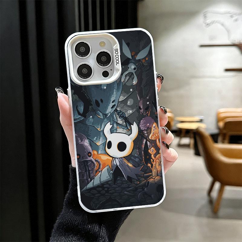 H-Hollow K-Knight Game Soft Phone Case for iPhone 15 16 17 Pro Max 17Air 16E 14 Plus 13 12 Mini Shockproof Cover Back Shell