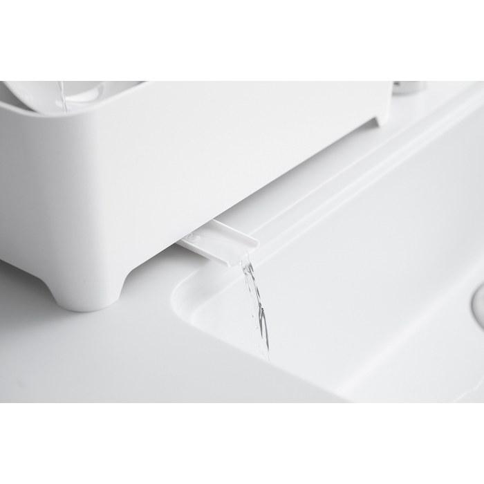 [Yamazaki] Dish Drainer Set White, Approx. W37xD28xH14.5cm Tower, Includes Wash Basin, Drain Rack, Soaking Possible, 3589