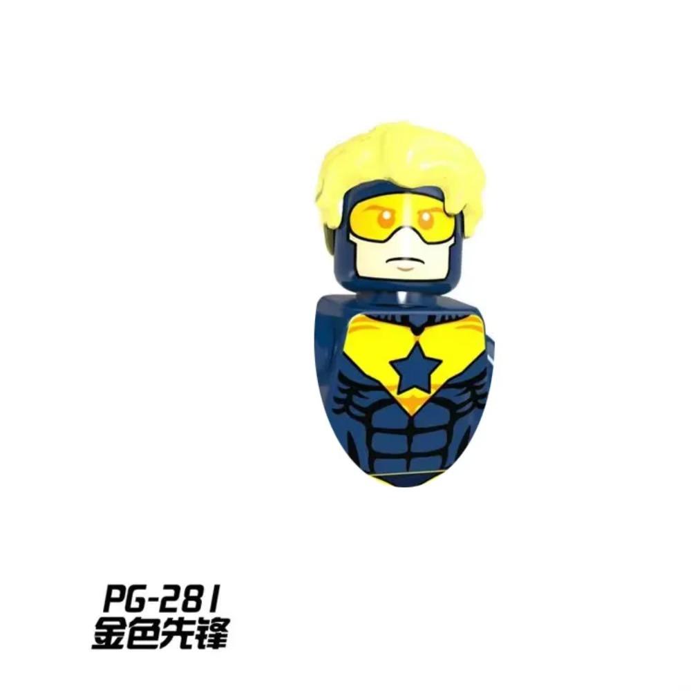 Marvel Heroes Toys Mini Classic Anime Characters Superhero Deadpool Captain America Joker Spider-Man Party Gift Splicing Toy