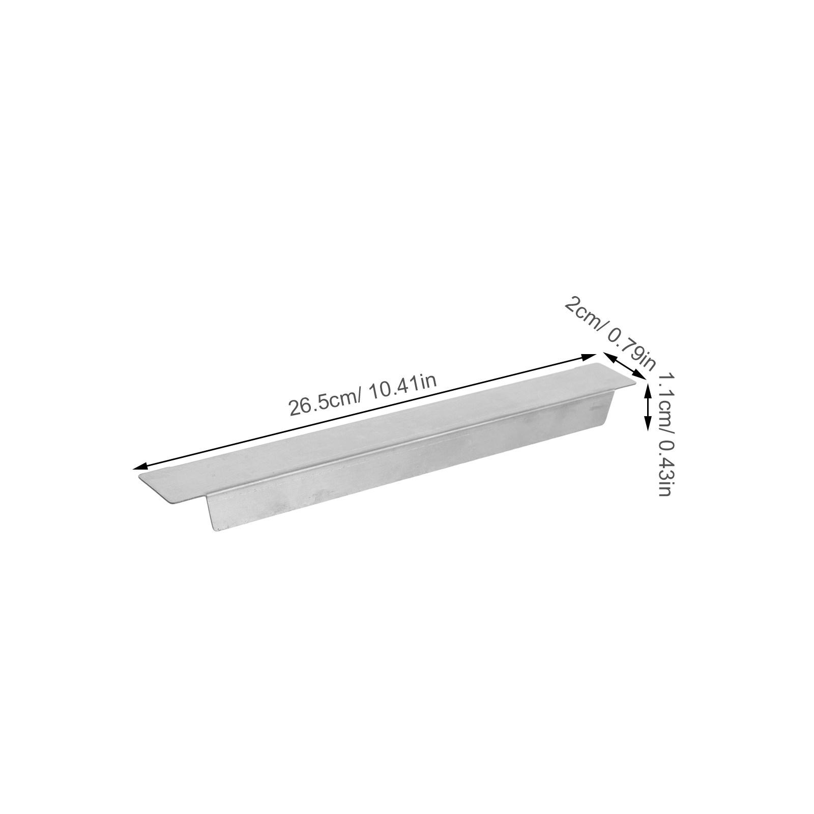 52.5cm Commercial Stainless Steel Buffet Tray Support Bar Sturdy Kitchen Display Divider Bar for Cold Cabinets Buffet Tables