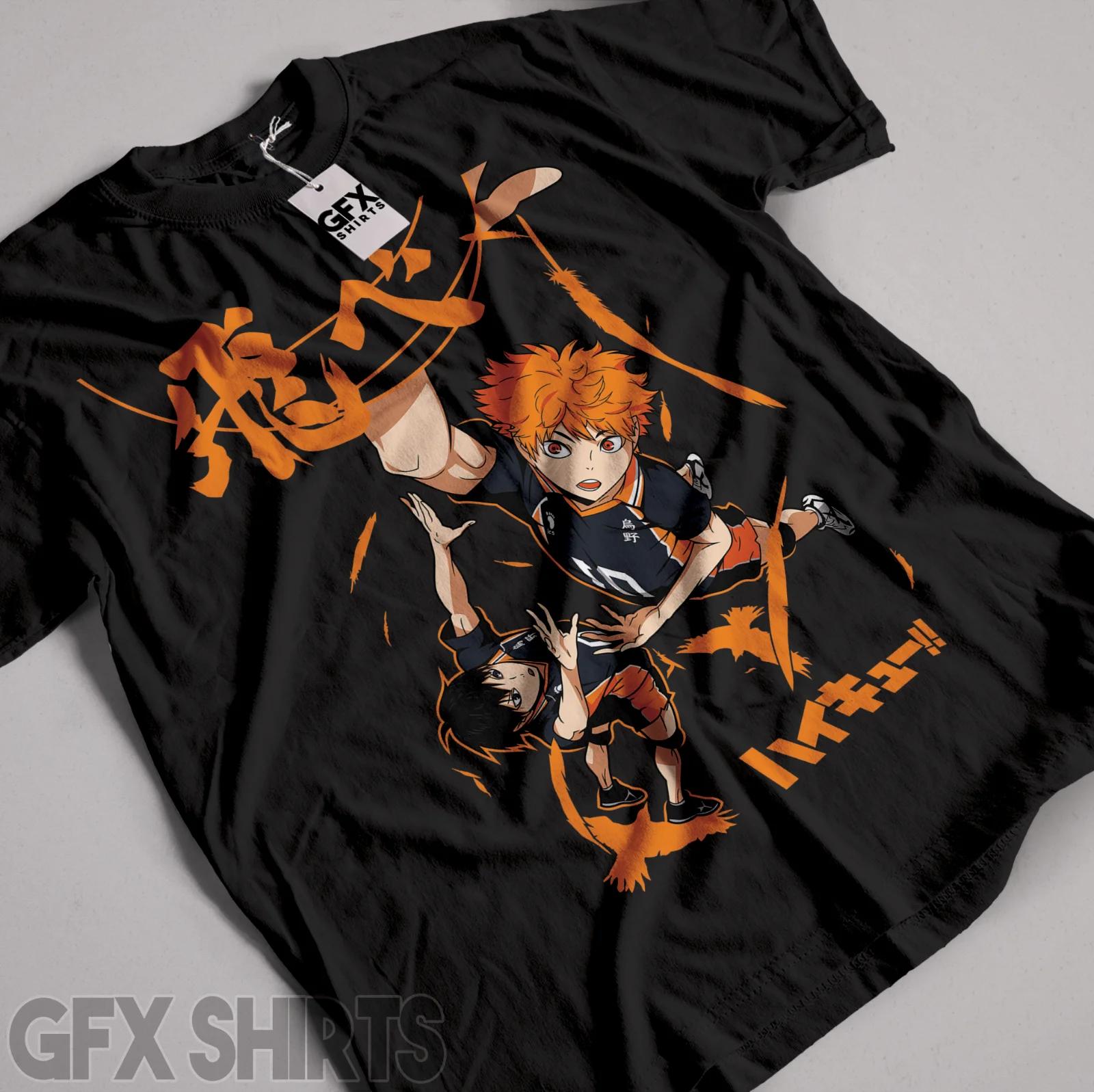 

Haikyu Hinata Shoyo Shirt Manga Strip Haikyuu Anime Graphic T-Shirt 5XL