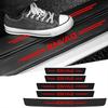Carbon Fiber Car Door Sill Rear Trunk Bumper Guard Plate Protector Stickers for Skoda ENYAQ  Threshold Anti-Scratch Decals