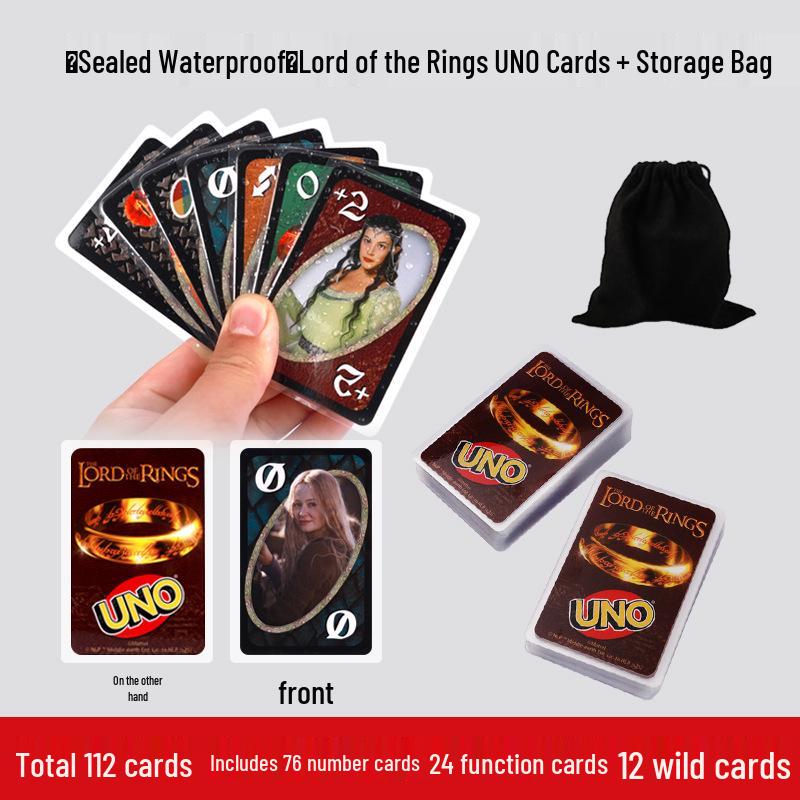 Genuine Mattel UNO Classic Card Game for Multiple Players - Casual Party Poker Table Game