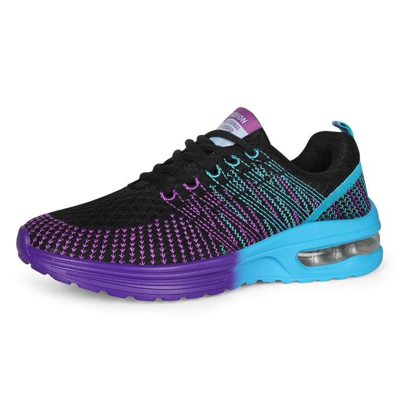 (New) Four Seasons Sneakers, Fashion Flying Weaving Height Increasing Running Shoes, Large Size Lightweight Breathable Shoes Women
