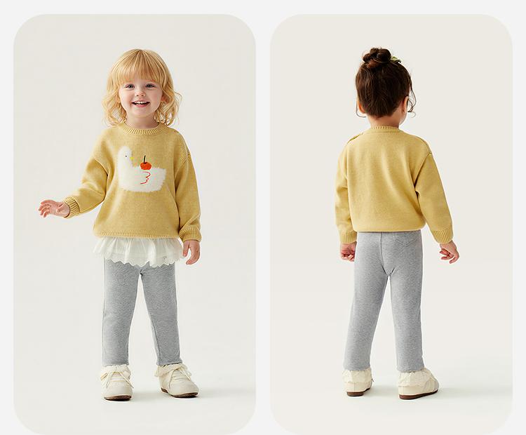 Mini Balabala Girls' Pants for Baby In Winter