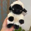 Stuffed Animal Valais Blacknose Sheep Doll Black Face Lamb Plushie  Friend Gift