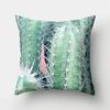 Tropical Plant Green Leaves Cactus Pillowcase Living Room Sofa Cushion Cover Office Bedroom Home Decorative Pillow Covers