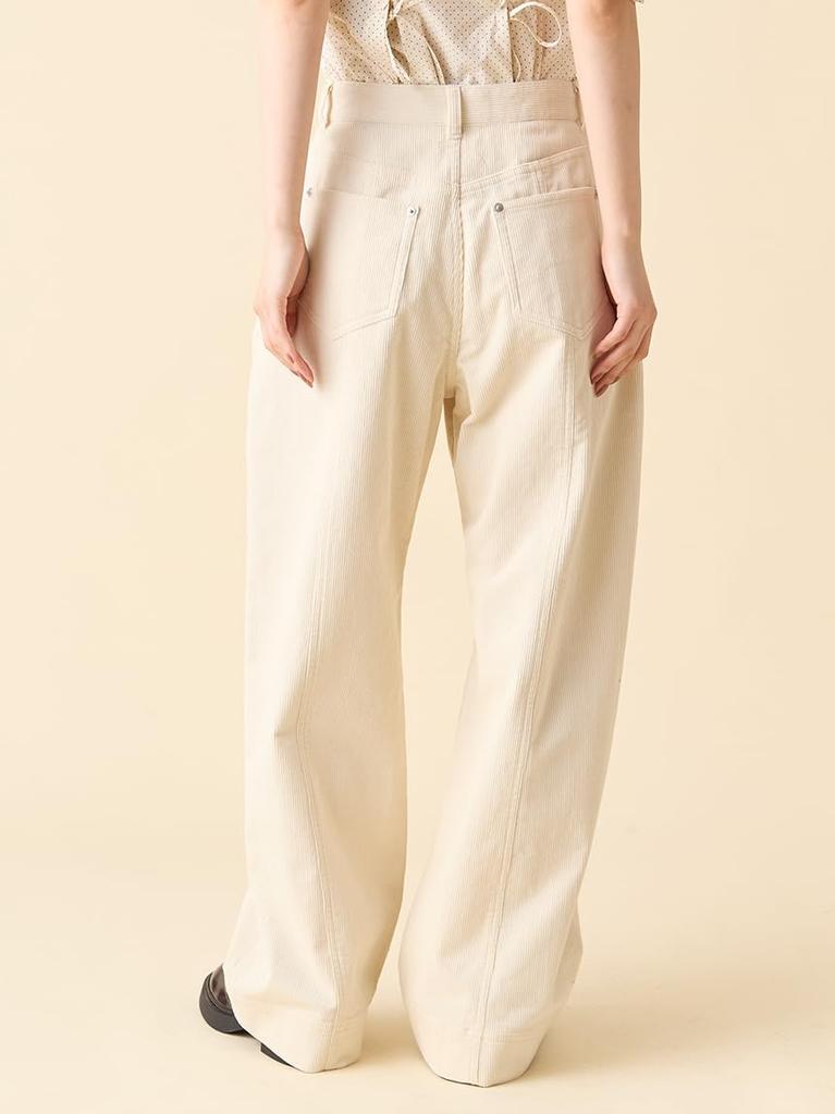 Corduroy Curve Pants LWFP254065WHT1