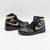 555088-032 Nike Air Jordan 1 Retro High OG Black Metallic Gold Patent (Men's)
