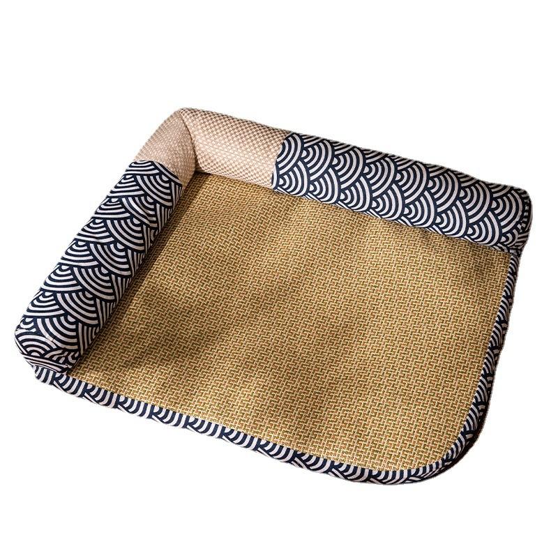 Summer Mat Cool Nest Cat Nest Four Seasons General Purpose Can Be Disassembly and Washing Dog Kennel Breathable Rattan Mat Pet Cat Bed Sleeping Mat