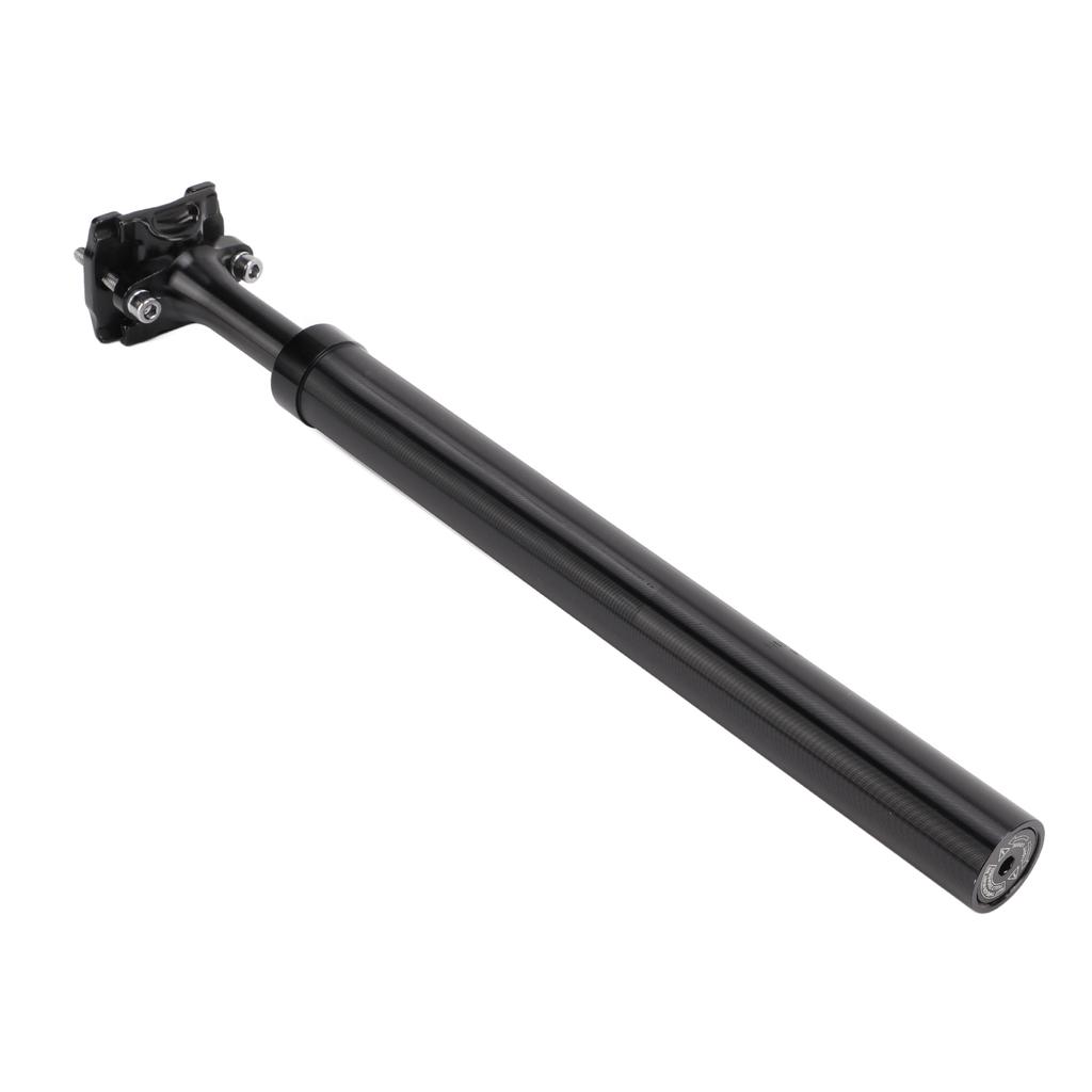 LUNJE Mountain Bike Suspension Seatpost Shock Tube 31.6x400mm Aluminum Alloy Black