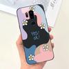 Für LG G7 ThinQ Hülle Silikon Weiche Handyhülle Girly Mode Blume Schwarz TPU Stoßfänger Für LGG7 G 7 ThinQ G710 Hülle Niedliches Muster