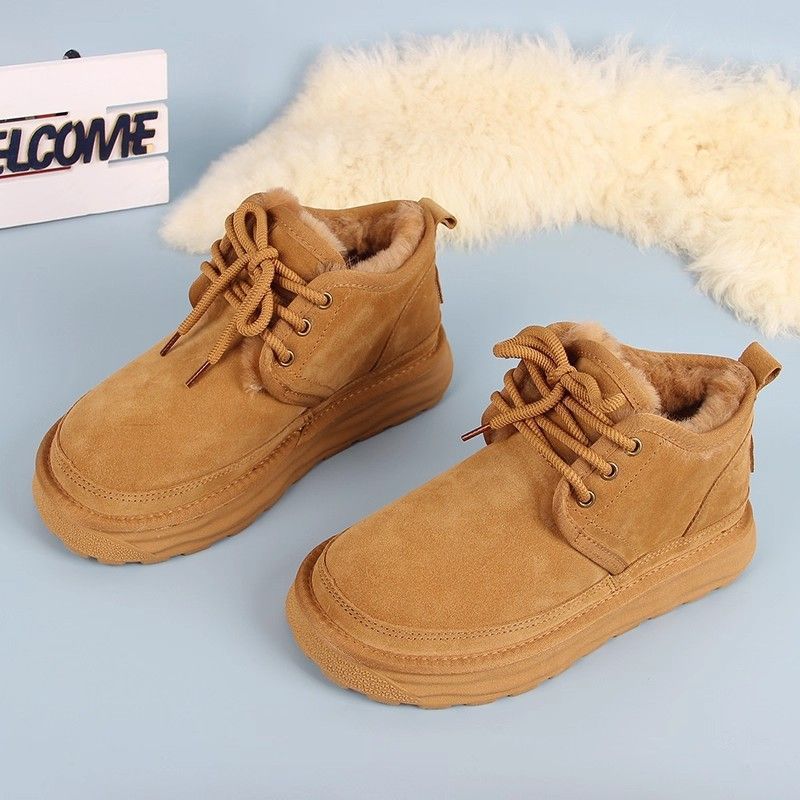 Women's Large Size Soft Elastic Winter Warm Cold Padded Snow Boots Non-slip Wear Outdoor Leisure Sports Cotton Boots