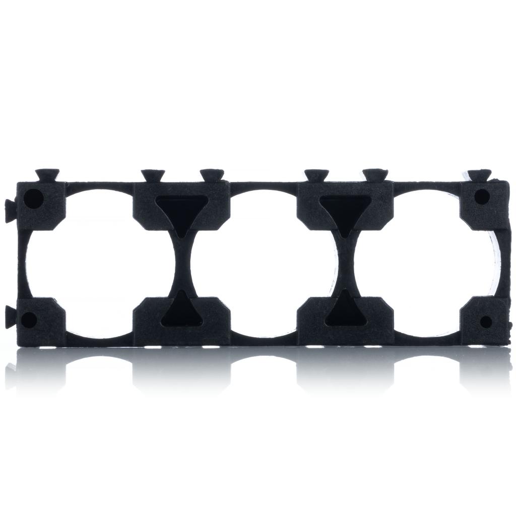 Rosfix Obudowa Do Pakietowania 1x3 Na 3 Ogniwa 18650 – Szybki Montaż Akumulatorów Li-Ion | Plastikowa Konstrukcja | Możliwość Łączenia