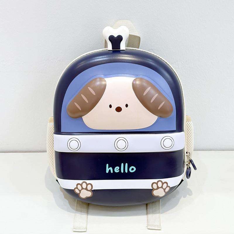 

Eva Toddler Backpack With Cartoon Animal Pattern And Soft Polyester Lining For Daily Use Темно-синій