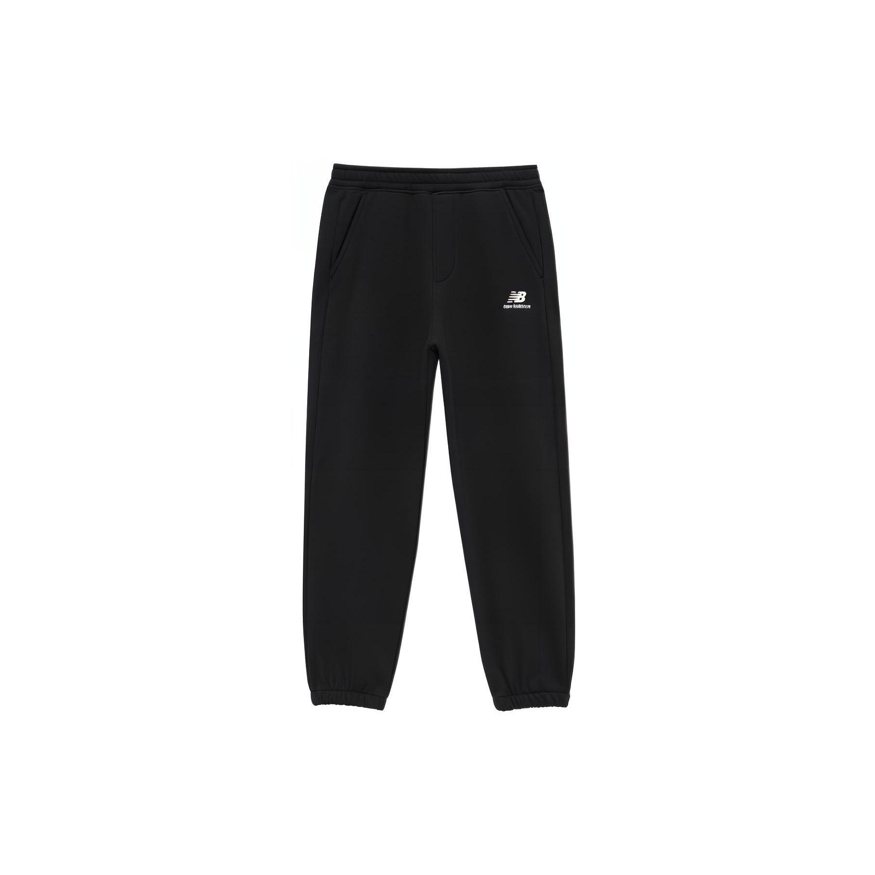 New Balance Essentials Stacked Logo Trousers Asia Sizing Black Men s AMP24383-BK L