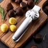1pc, Chestnut Opener, Nut Crackers Sheller, Chestnut Clip, Chestnut Cutter, Stainless Steel Cross Serrated Nut Shucker For Home
