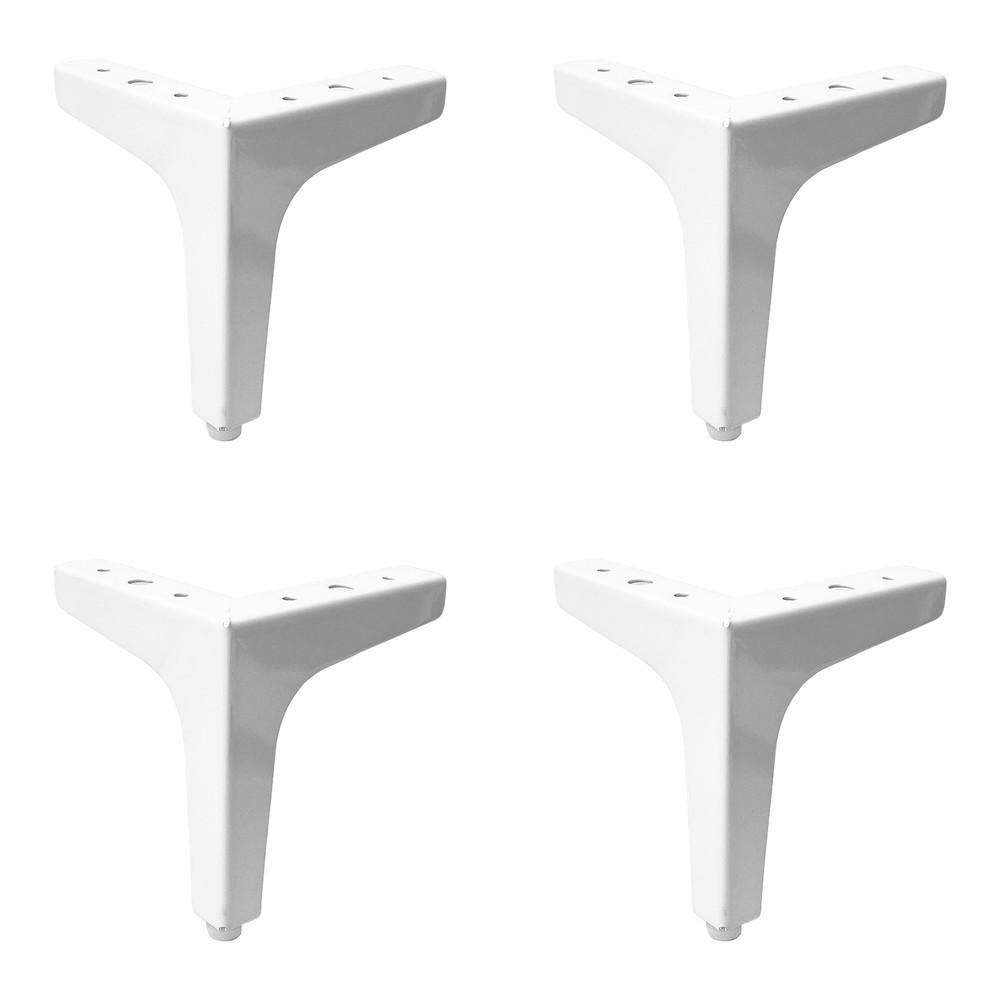4er-Pack Dreieckige Möbelbeine 15 cm Moderne Metallmöbelbeine für Schränke Sofas und Tische Stützbein Hardware Zubehör