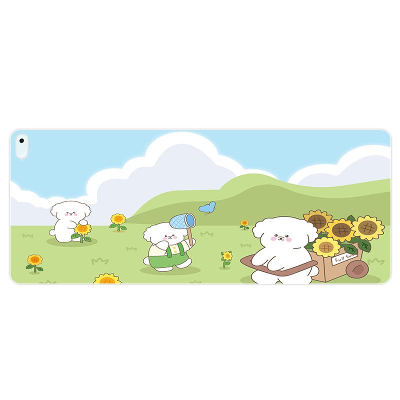 Extra Large Cartoon Heated Mouse Pad & Desk Mat - Fast Heating for Winter