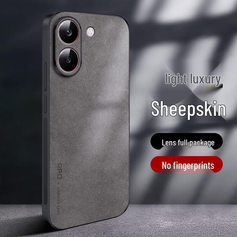 

Чехол для телефона Redmi Turbo 5, деловой стиль, из искусственной кожи под ягненка