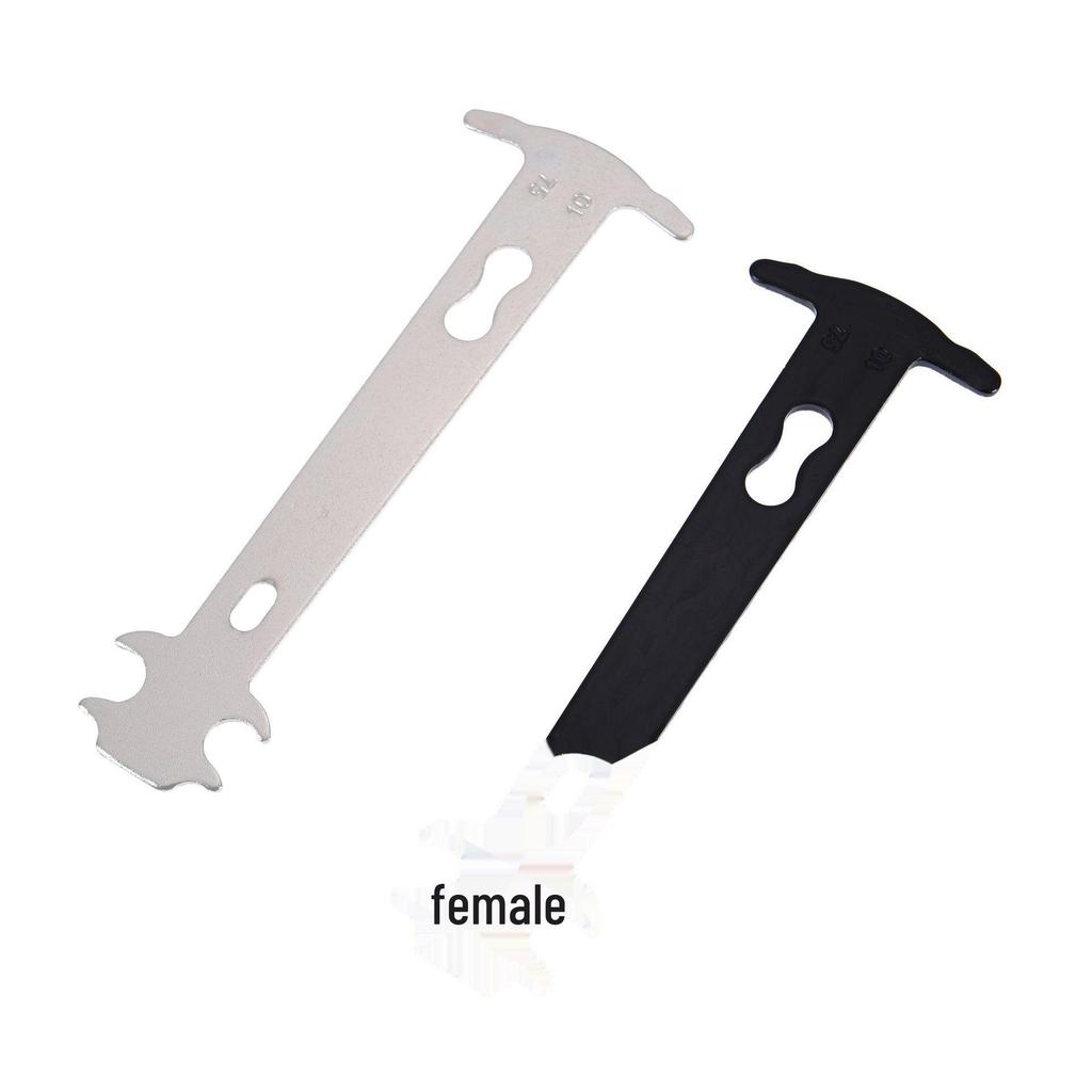 Verktøy for måling av slitasje på sykkelkjede for terreng- og landeveissykler