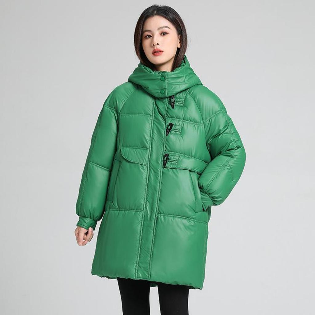 Cotton Jacket Female Winter Hooded Long Padded Warm Jacket Windproof Casual Women's Clothes Thickened Winter Women's Jacket