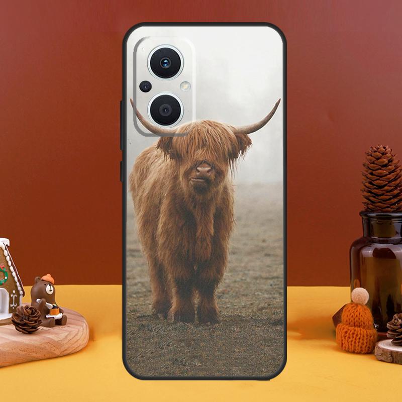 Highland Cows Case For OPPO Reno 5 Lite 4 6 7 8 10 Pro 11 F 4Z 5Z 8T OPPO Find X2 X3 Lite X5 X6 Pro Cover